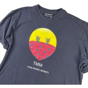 Vintage Rocawear T-Shirt Smiley Face Bandana Take Money Y2K TMM Distressed 3XL